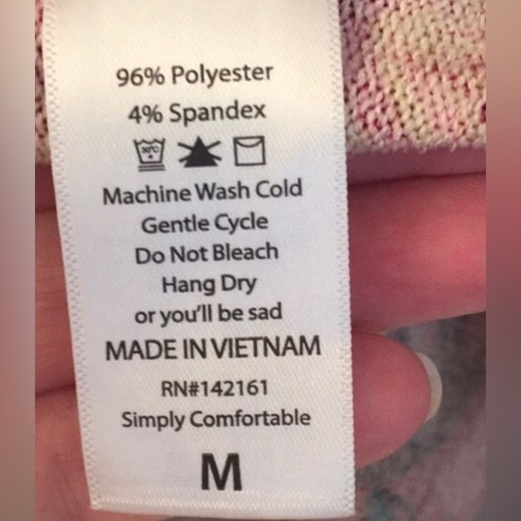 Long Sweater Duster w/Pockets Sz M NWT - Picture 6 of 9